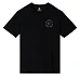 Men’s Life’aas Short Embroidered Tee Black