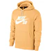 Pánská mikina Nike M SB ICON HOODIE PO ESSNL oranžová